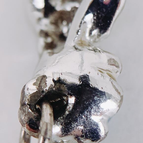 VTG Signed Judy Lee Mid Century Moonglow Lucite AB Rhinestone Silver Tone Choker - Picture 13 of 16